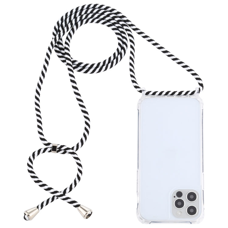 Custodia trasparente antiurto con cordino per iPhone 13 Pro