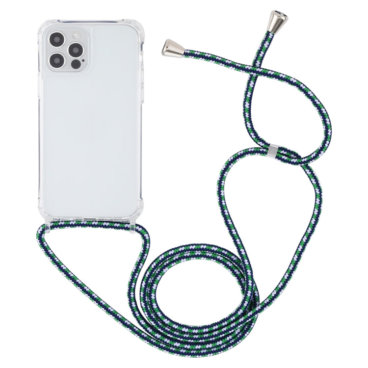 Custodia trasparente antiurto con cordino per iPhone 13 Pro