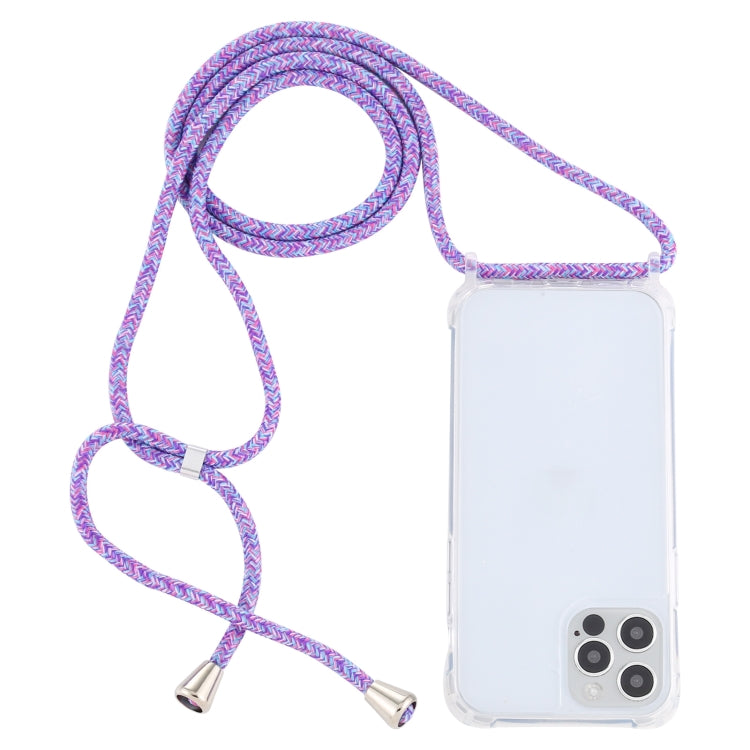 Custodia trasparente antiurto con cordino per iPhone 13 Pro