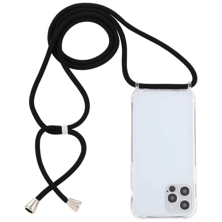 Custodia trasparente antiurto con cordino per iPhone 13 Pro