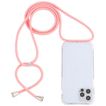 Custodia trasparente antiurto con cordino per iPhone 13 Pro