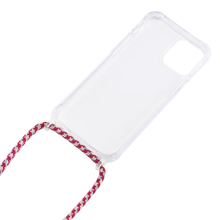 Custodia trasparente antiurto con cordino per iPhone 13 Pro