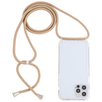 Custodia trasparente antiurto con cordino per iPhone 13