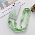 Custodia antiurto in TPU con glitter per iPhone 12 Pro Max