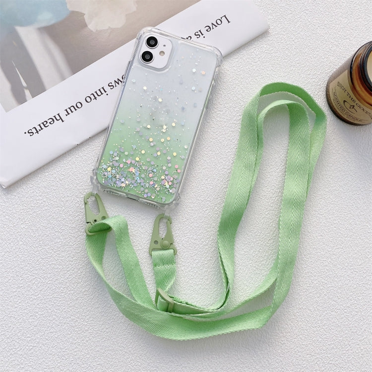 Custodia antiurto in TPU con glitter per iPhone 12 Pro Max