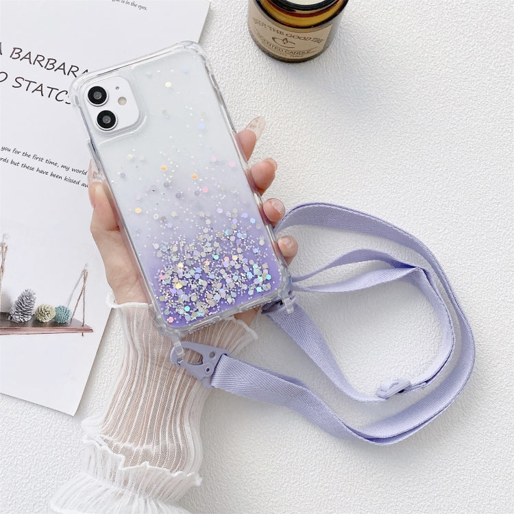 Custodia antiurto in TPU con glitter per iPhone 12 Pro Max