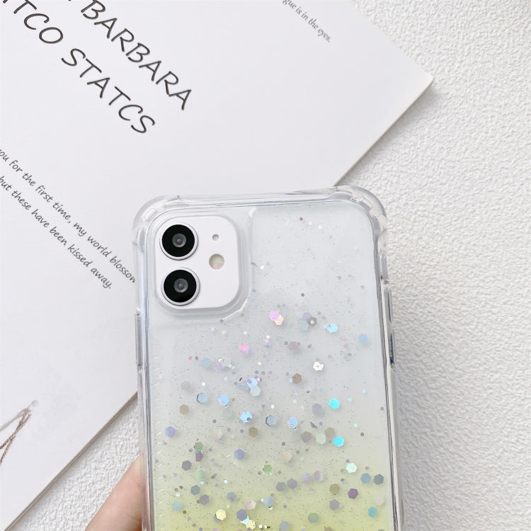 Custodia antiurto in TPU con glitter per iPhone 12 Pro Max