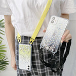 Custodia antiurto in TPU con glitter per iPhone 12 Pro Max