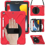 Custodia in silicone con tracolla per iPad 10.2 2019-2021