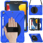 Custodia in silicone con tracolla per iPad 10.2 2019-2021