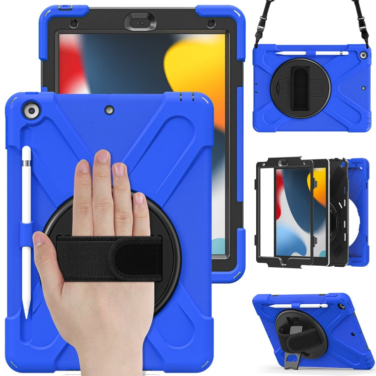 Custodia in silicone con tracolla per iPad 10.2 2019-2021