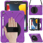 Custodia in silicone con tracolla per iPad 10.2 2019-2021