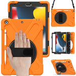 Custodia in silicone con tracolla per iPad 10.2 2019-2021