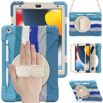 Custodia in silicone con tracolla per iPad 10.2 2019-2021