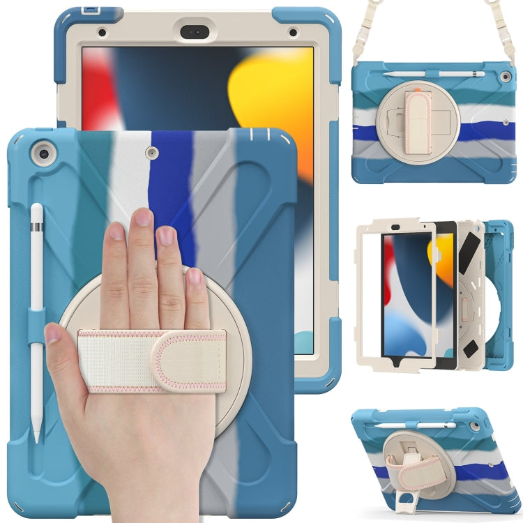 Custodia in silicone con tracolla per iPad 10.2 2019-2021