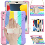 Custodia in silicone con tracolla per iPad 10.2 2019-2021