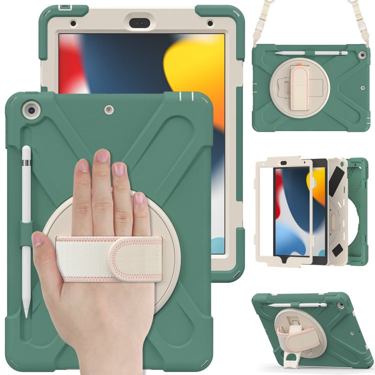 Custodia in silicone con tracolla per iPad 10.2 2019-2021