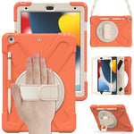 Custodia in silicone con tracolla per iPad 10.2 2019-2021