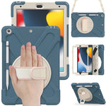 Custodia in silicone con tracolla per iPad 10.2 2019-2021