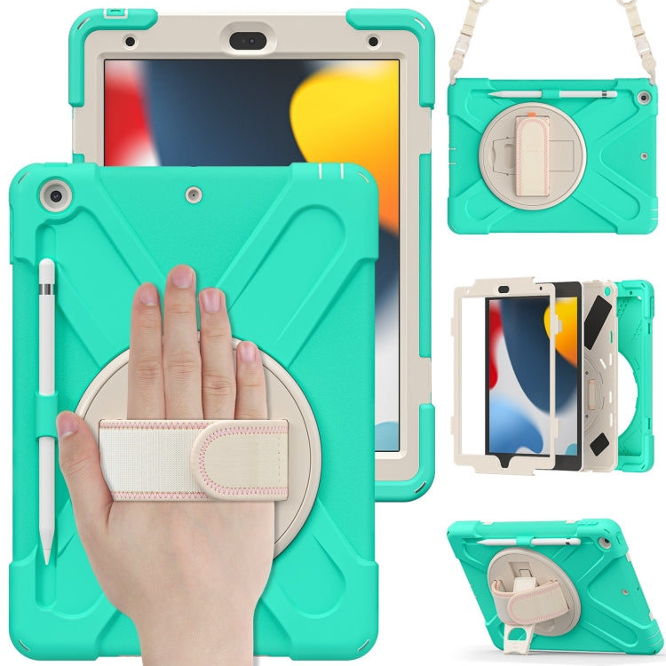 Custodia in silicone con tracolla per iPad 10.2 2019-2021