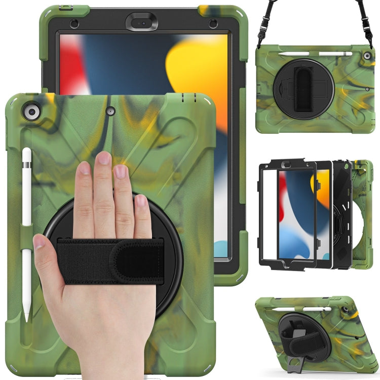 Custodia in silicone con tracolla per iPad 10.2 2019-2021