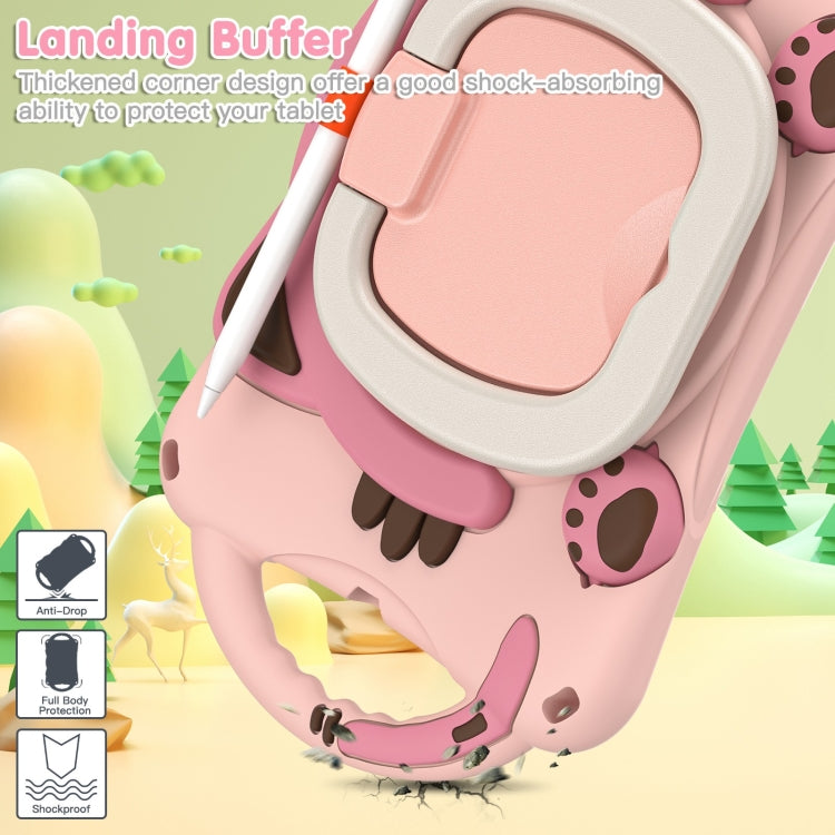 Custodia protettiva in EVA antiurto per bambini Cute Cat King con supporto, tracolla e maniglia, For iPad mini 2019 / 4 / 3 / 2 / 1