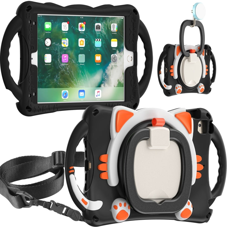 Custodia protettiva in EVA antiurto per bambini Cute Cat King con supporto, tracolla e maniglia, For iPad mini 2019 / 4 / 3 / 2 / 1
