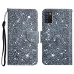 Custodia in pelle flip orizzontale con motivo dipinto con supporto, slot per schede e portafoglio, For Samsung Galaxy A03s 164mm