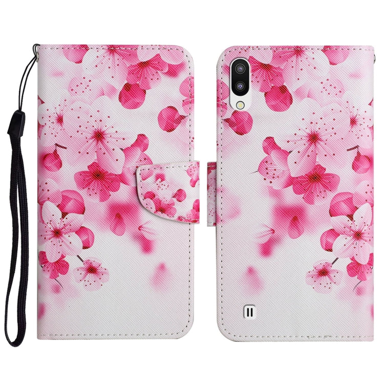 Custodia in pelle flip orizzontale con motivo dipinto con supporto, slot per schede e portafoglio, For Samsung Galaxy A10 / M10