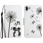 Custodia in pelle flip orizzontale con motivo dipinto con supporto, slot per schede e portafoglio, For Samsung Galaxy A10 / M10