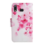 Custodia in pelle flip orizzontale con motivo dipinto con supporto, slot per schede e portafoglio, For Samsung Galaxy A10s