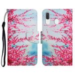 Custodia in pelle flip orizzontale con motivo dipinto con supporto, slot per schede e portafoglio, For Samsung Galaxy A20 / A30