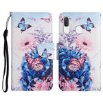 Custodia in pelle flip orizzontale con motivo dipinto con supporto, slot per schede e portafoglio, For Samsung Galaxy A20 / A30