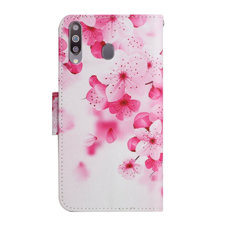 Custodia in pelle flip orizzontale con motivo dipinto con supporto, slot per schede e portafoglio, For Samsung Galaxy A20s