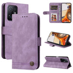 Custodia portafoglio in pelle con slot carte per smartphone