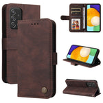 Custodia portafoglio in pelle con supporto per Samsung Galaxy A52