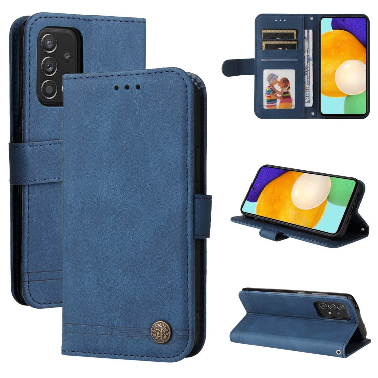 Custodia portafoglio in pelle con supporto per Samsung Galaxy A52