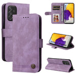 Custodia portafoglio in pelle con supporto per Samsung Galaxy A52