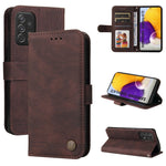 Custodia portafoglio in pelle con supporto per Samsung Galaxy A52