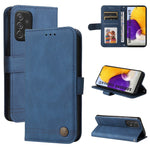 Custodia portafoglio in pelle con supporto per Samsung Galaxy A52