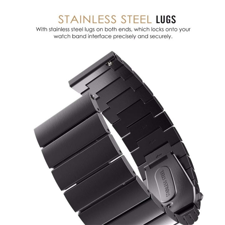 Per Samsung Smart Watch cinturino di ricambio in acciaio con una perlina, 18mm, 20mm, 22mm