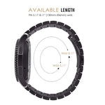 Per Samsung Smart Watch cinturino di ricambio in acciaio con una perlina, 18mm, 20mm, 22mm