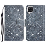 Custodia in pelle flip orizzontale con motivo dipinto con supporto, slot per schede e portafoglio, For Samsung Galaxy A22