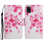 Custodia in pelle flip orizzontale con motivo dipinto con supporto, slot per schede e portafoglio, For Samsung Galaxy A31