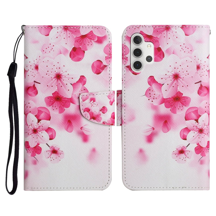 Custodia in pelle flip orizzontale con motivo dipinto con supporto, slot per schede e portafoglio, For Samsung Galaxy A32 5G