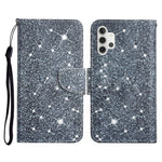 Custodia in pelle flip orizzontale con motivo dipinto con supporto, slot per schede e portafoglio, For Samsung Galaxy A32 5G