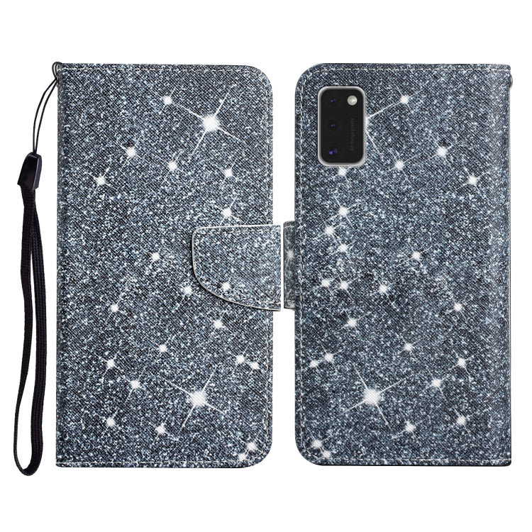 Custodia in pelle flip orizzontale con motivo dipinto con supporto, slot per schede e portafoglio, For Samsung Galaxy A41
