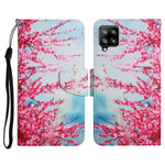 Custodia in pelle flip orizzontale con motivo dipinto con supporto, slot per schede e portafoglio, For Samsung Galaxy A42 5G