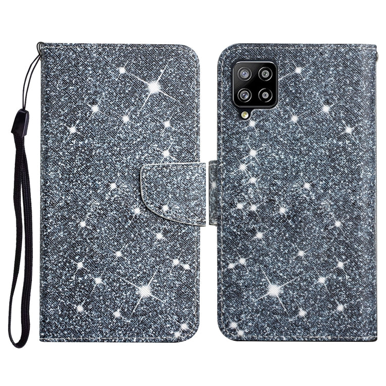 Custodia in pelle flip orizzontale con motivo dipinto con supporto, slot per schede e portafoglio, For Samsung Galaxy A42 5G