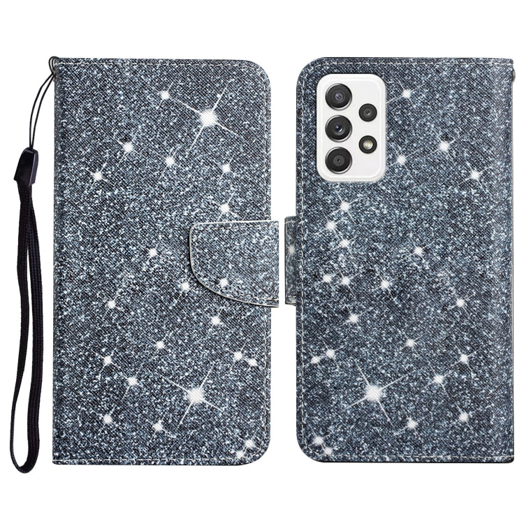 Custodia in pelle flip orizzontale con motivo dipinto con supporto, slot per schede e portafoglio, For Samsung Galaxy A52 5G / 4G